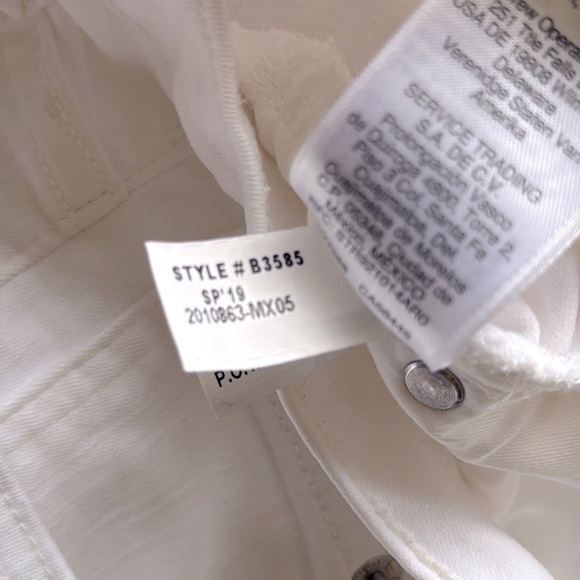 J.Crew Tall Classic White High Rise Toothpick Skinny Jeans Capsule Preppy Sz 28T - Picture 10 of 15